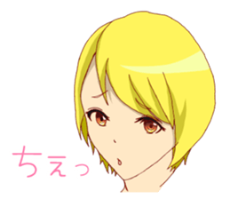 Emotions girl sticker #2391701