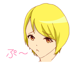 Emotions girl sticker #2391703