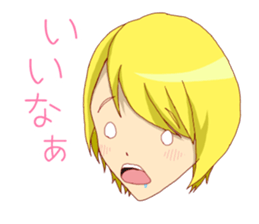 Emotions girl sticker #2391706