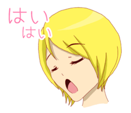 Emotions girl sticker #2391708