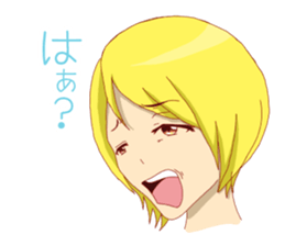 Emotions girl sticker #2391710