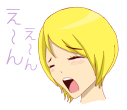 Emotions girl sticker #2391711