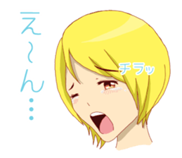 Emotions girl sticker #2391712