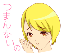 Emotions girl sticker #2391722