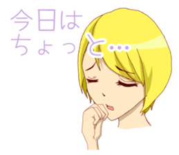 Emotions girl sticker #2391727