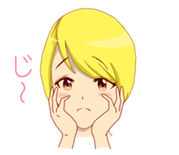 Emotions girl sticker #2391728