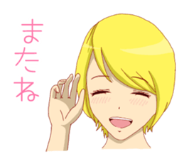 Emotions girl sticker #2391729