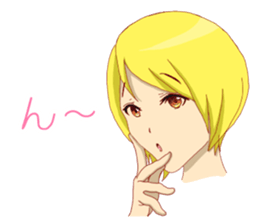 Emotions girl sticker #2391730