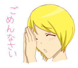 Emotions girl sticker #2391732