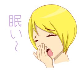 Emotions girl sticker #2391733