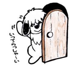 Shaggy dog O-chan sticker #2391978