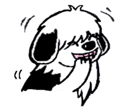 Shaggy dog O-chan sticker #2391980