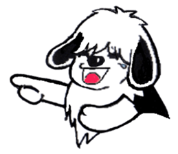 Shaggy dog O-chan sticker #2391981