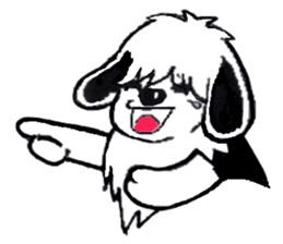 Shaggy dog O-chan sticker #2391981