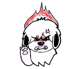 Shaggy dog O-chan sticker #2391984