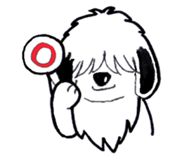Shaggy dog O-chan sticker #2391985