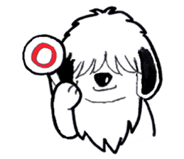 Shaggy dog O-chan sticker #2391985