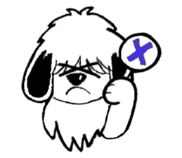 Shaggy dog O-chan sticker #2391986