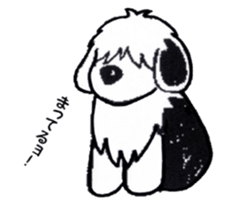 Shaggy dog O-chan sticker #2392001