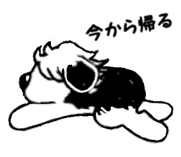 Shaggy dog O-chan sticker #2392008