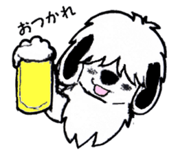 Shaggy dog O-chan sticker #2392011