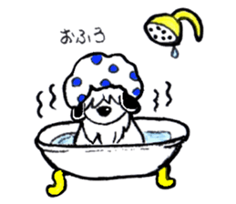 Shaggy dog O-chan sticker #2392012