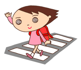 Elementary schoolchild cute eye sticker #2392901