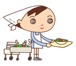 Elementary schoolchild cute eye sticker #2392902