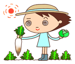 Elementary schoolchild cute eye sticker #2392908