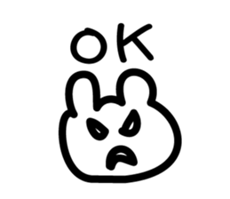 Angry Face 1 sticker #2393298