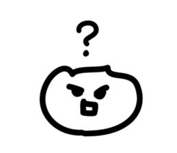 Angry Face 1 sticker #2393312