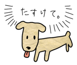 Dogs who speak the language of human sticker #2393456