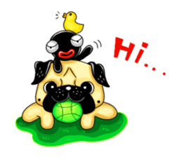 Pugky & Doll sticker #2393496