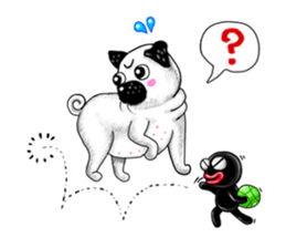 Pugky & Doll sticker #2393501