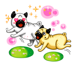 Pugky & Doll sticker #2393506