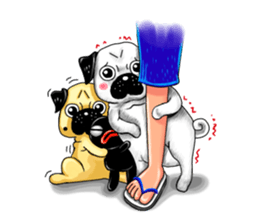 Pugky & Doll sticker #2393507