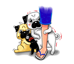 Pugky & Doll sticker #2393507