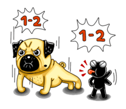 Pugky & Doll sticker #2393508
