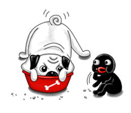 Pugky & Doll sticker #2393512