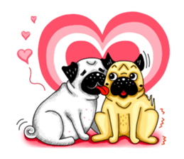 Pugky & Doll sticker #2393518
