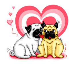 Pugky & Doll sticker #2393518