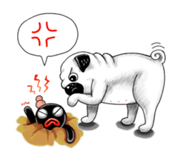 Pugky & Doll sticker #2393520