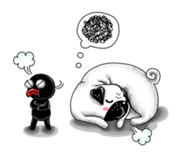 Pugky & Doll sticker #2393521