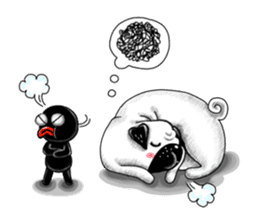Pugky & Doll sticker #2393521