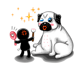 Pugky & Doll sticker #2393524