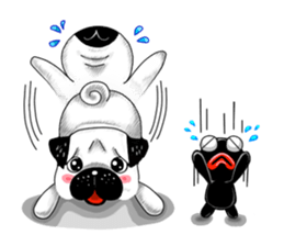 Pugky & Doll sticker #2393527
