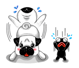 Pugky & Doll sticker #2393527