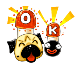 Pugky & Doll sticker #2393534