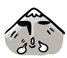 Gray face man sticker #2393858