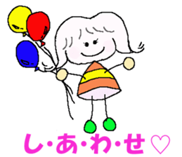 Words of the pretty girl. sticker #2394817